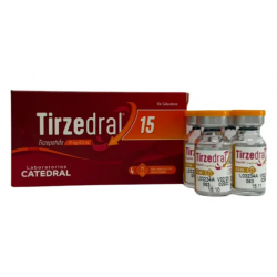 TIRZEDRAL 15MG (4 AMPOLAS)  CATEDRAL