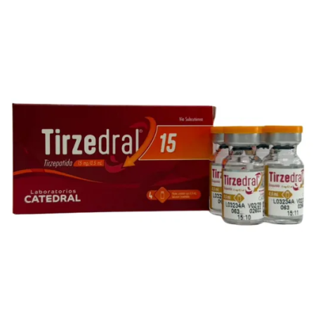 TIRZEDRAL 15MG (4 AMPOLAS)  CATEDRAL